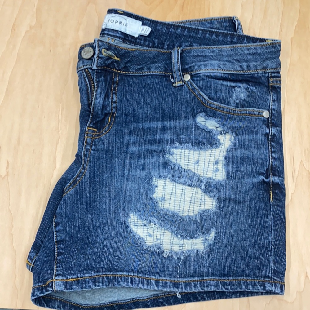 Torrid Jean Shorts